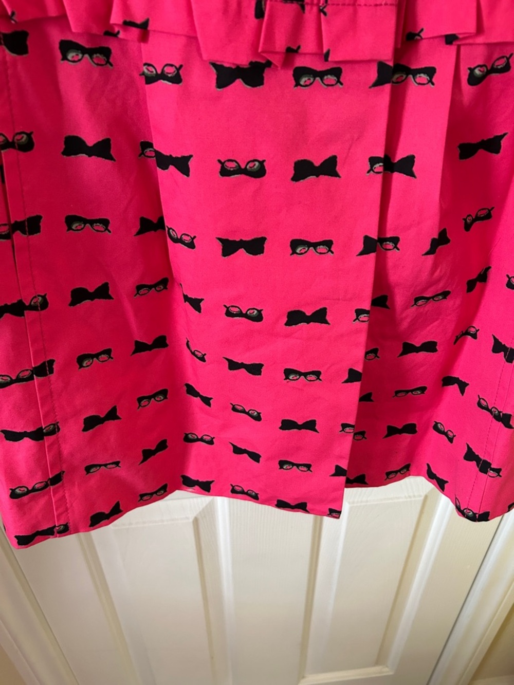 ZUCOZZ Hot Pink Belted Trench Coat with Sunglasses Print Size Small - Picture 8 of 9